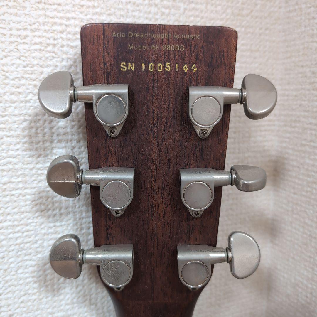 アリア ドレッドノート AF-280BS アコースティックギター【ジャンク】