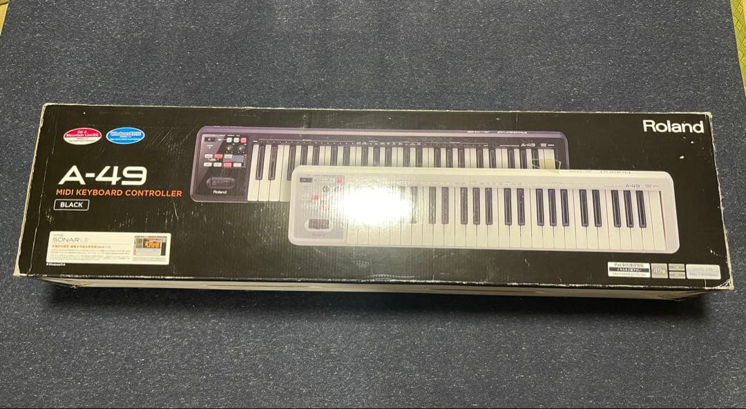 Roland A-49 MIDIキーボードコントローラー　ブラック