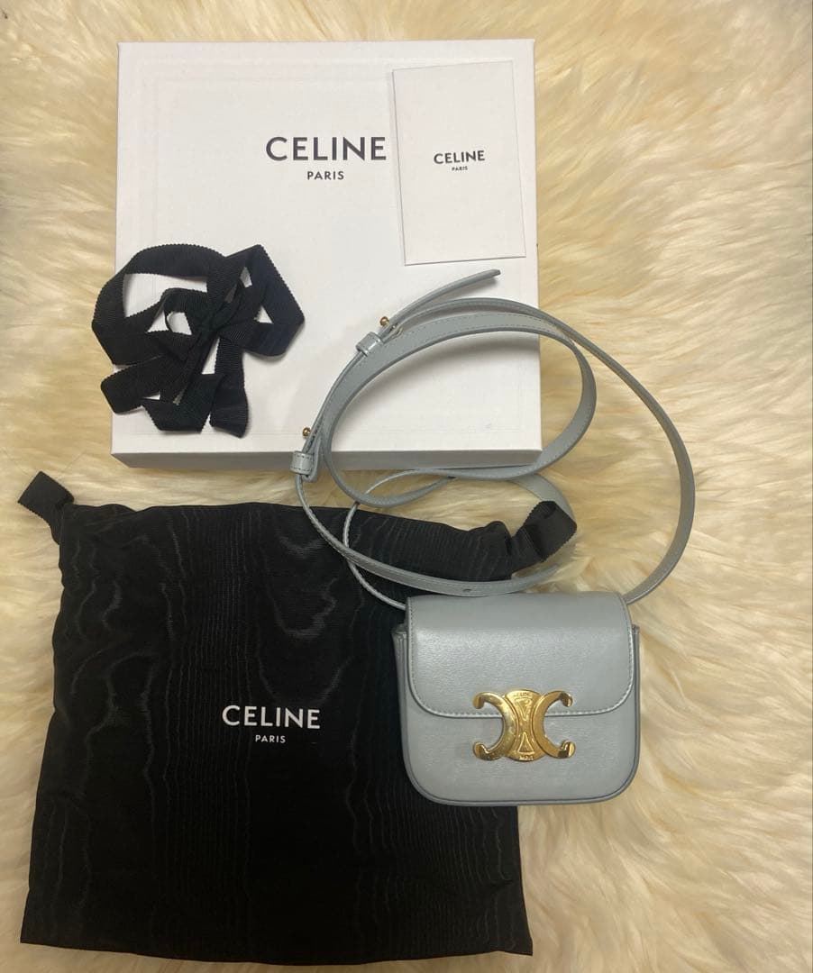 riセリーヌCELINE ミニクロード　ショルダーバッグ　トリオンフ