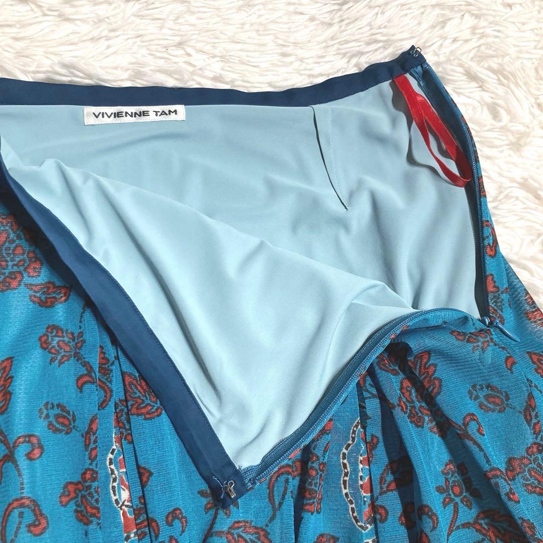 ヴィヴィアンタム VIVIENNE TAM スカート 花 パワーネット