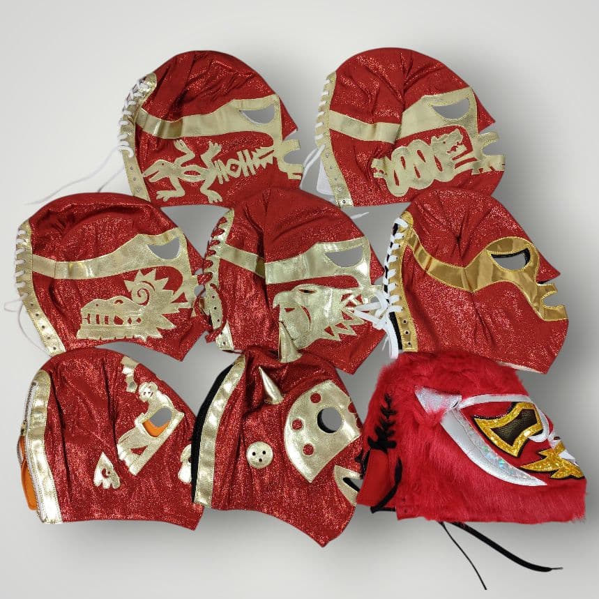 シ*ー様 【未使用】プロレスマスク カヤック他８点セット　コレクション・インテリ