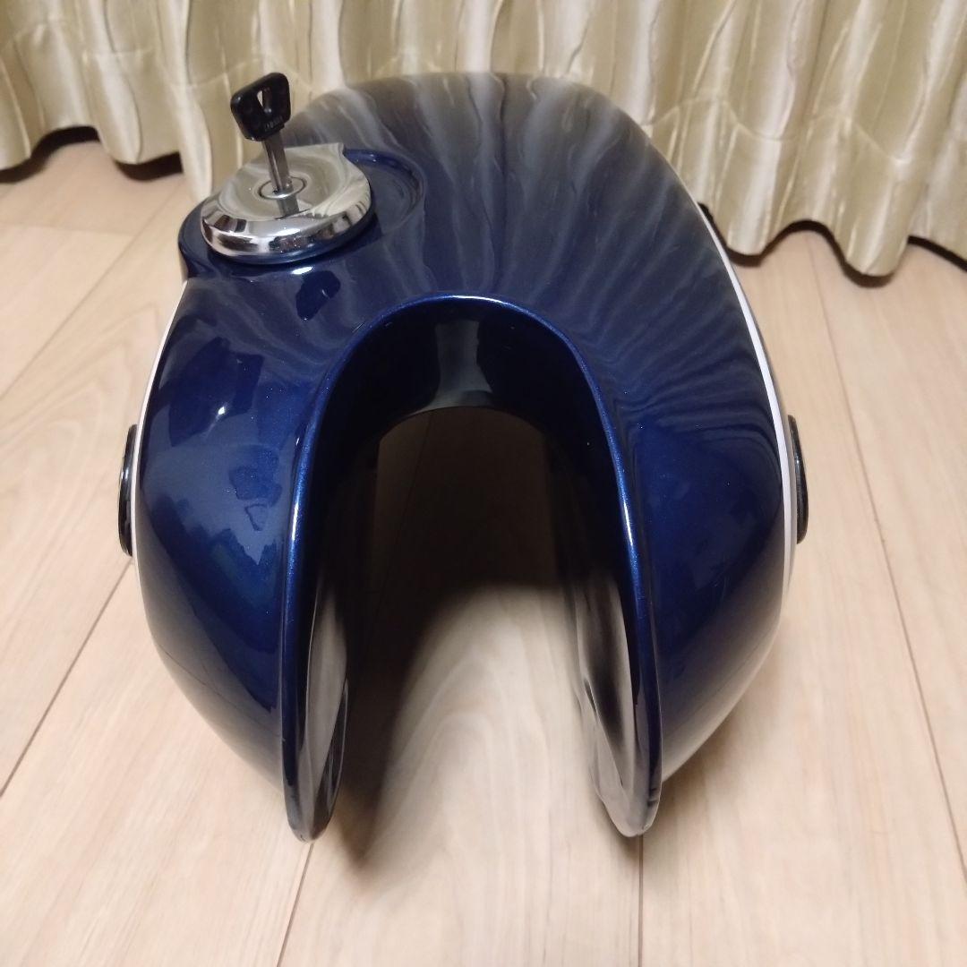 ナル SR400/500 AAA FRPナロータンク ブルーラメ 極美品