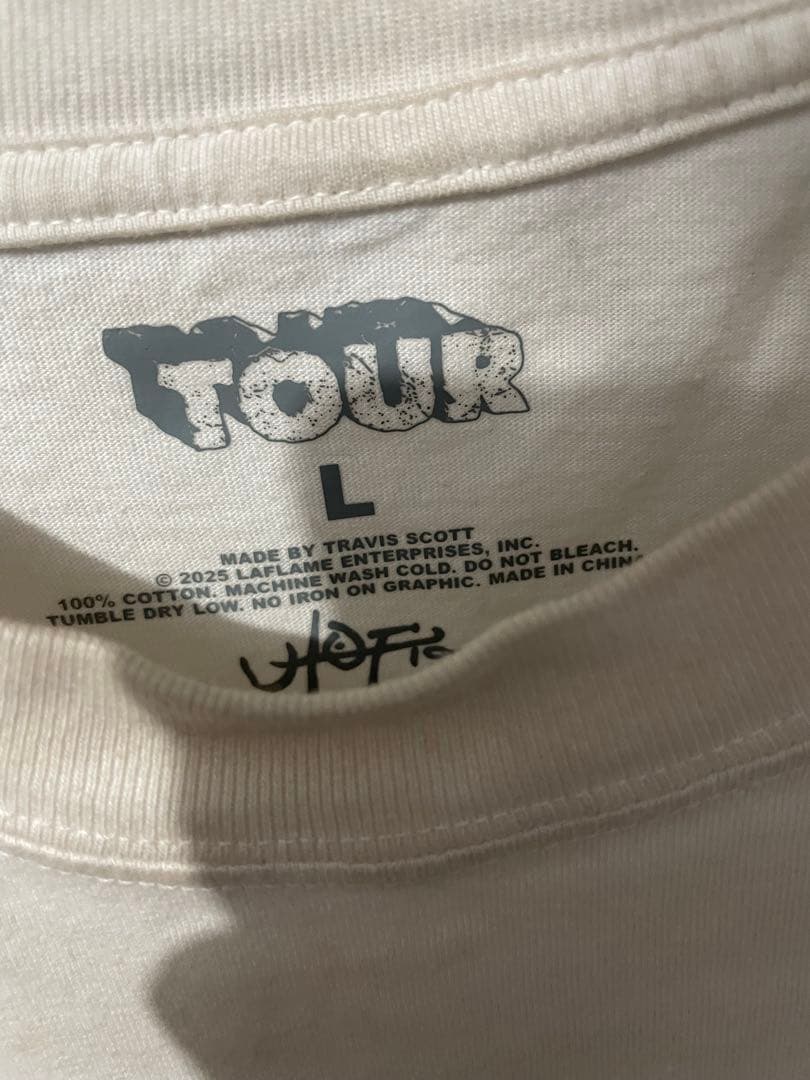 新品★VIPパス付★トラヴィス・スコット TOUR 25 Tシャツ L
