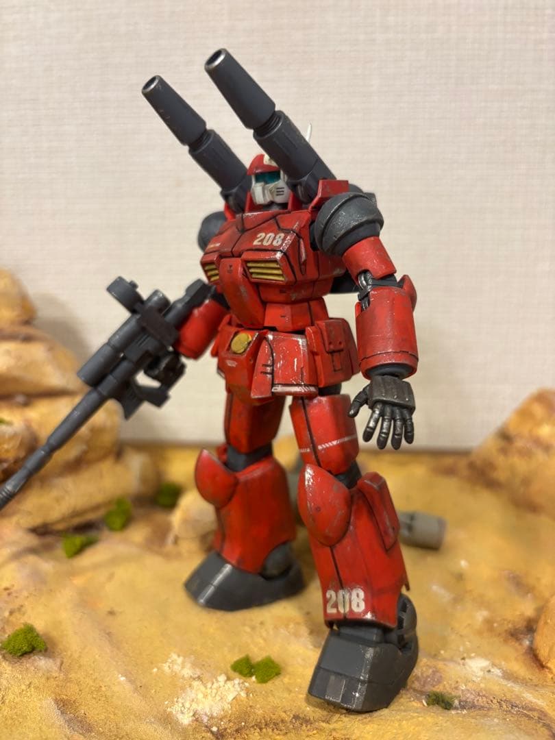 HG 1/144 ガンタンク 、ガンキャノン、ジオラマベースの3点セット