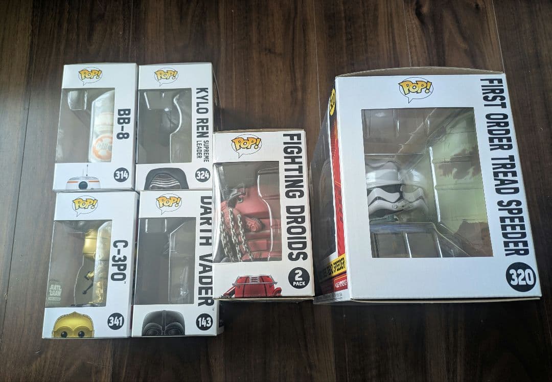 funko pop スター・ウォーズ ダースベイダー等　６点セット