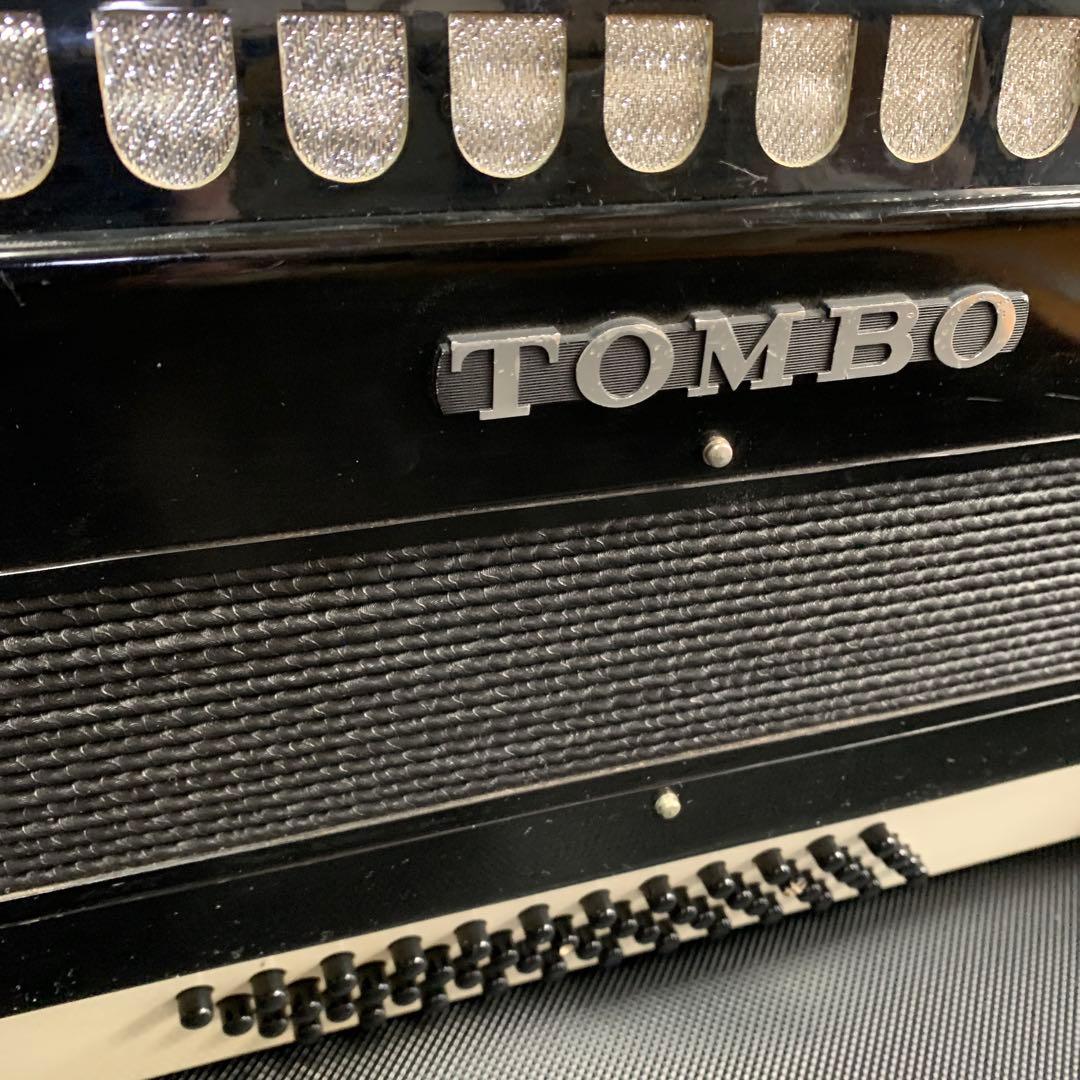 TOMBO アコーディオン　No52 ケース付き　トンボ　34鍵盤