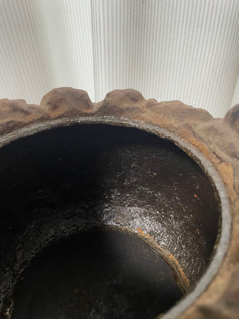 茶道具 龍文堂造 手取釜 釣釜 炉釜