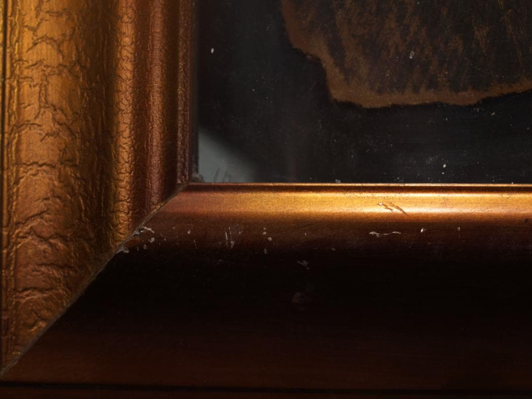 骨董市掘り出し品 中国唐時代　敦煌莫高窟壁画 彩絵AK1947A7-2