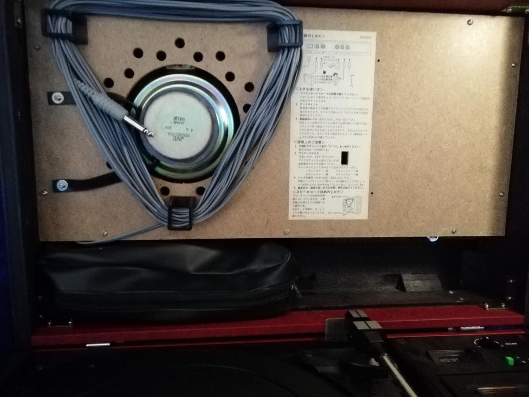 レコード、カセットテープ再生機