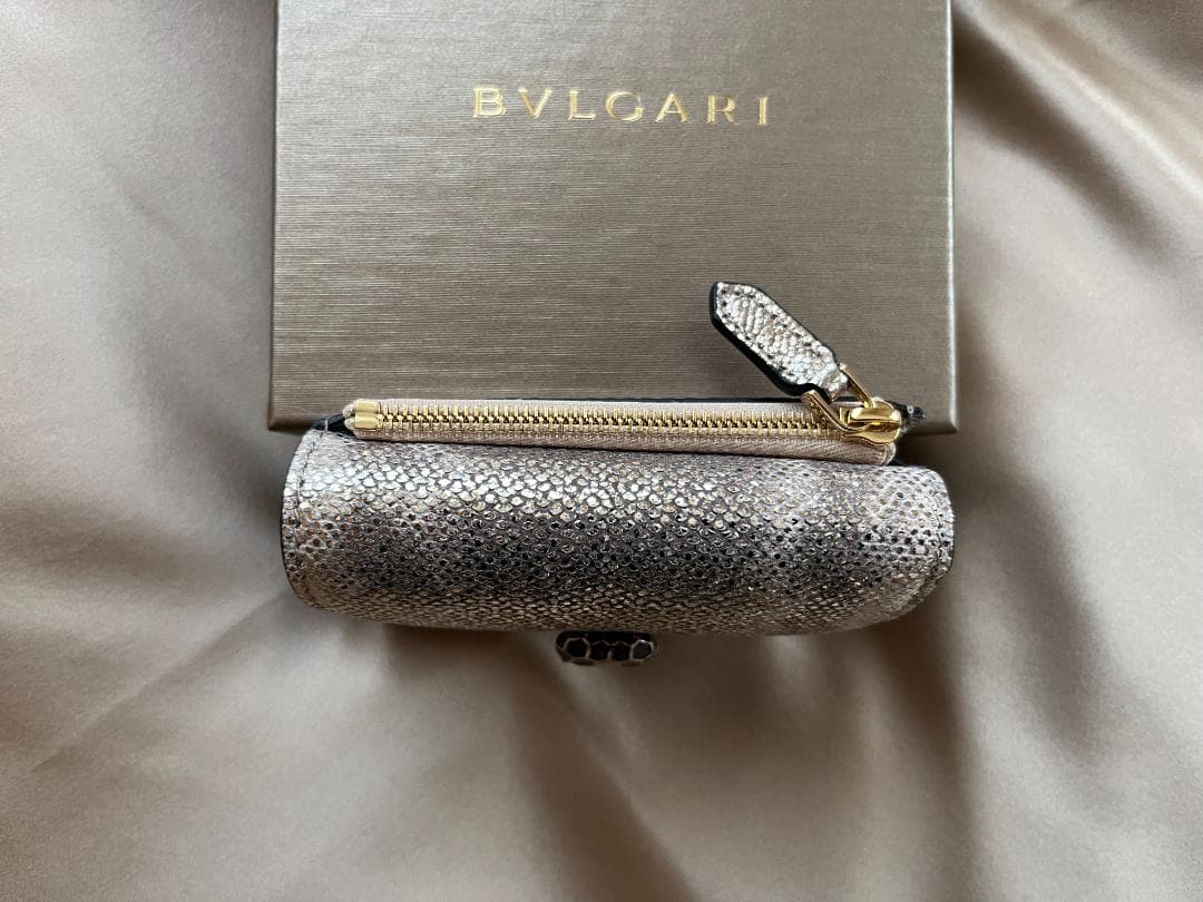 ブルガリ☆セルペンティ フォーエバー 三つ折り財布