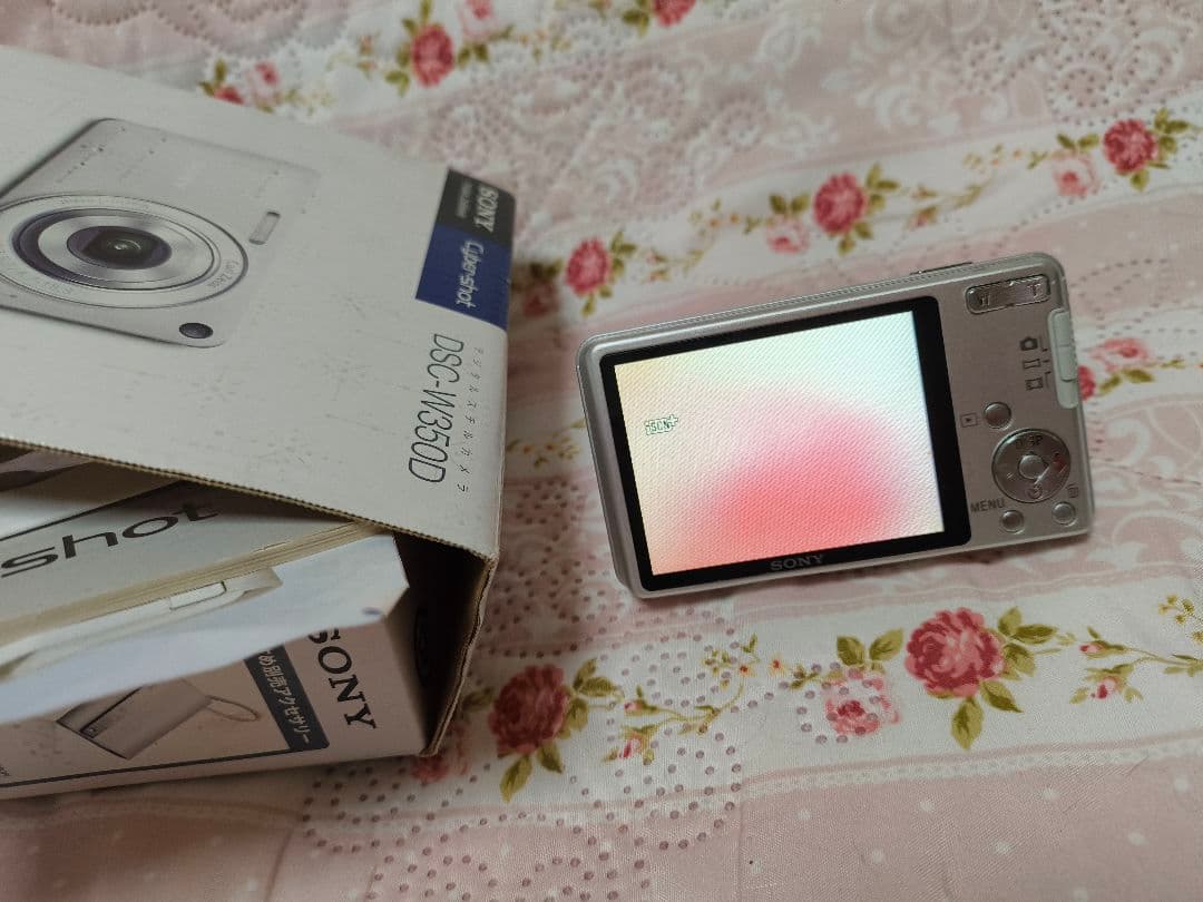 SONY ★ソニーセイバーショット　カメラUSED★DSC-W350D ホワイト