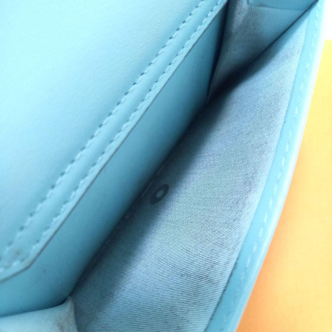 DIESEL　1DR　tri-fold coin　ウォレット　三つ折り財布　青