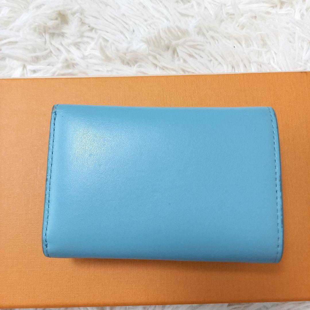 DIESEL　1DR　tri-fold coin　ウォレット　三つ折り財布　青