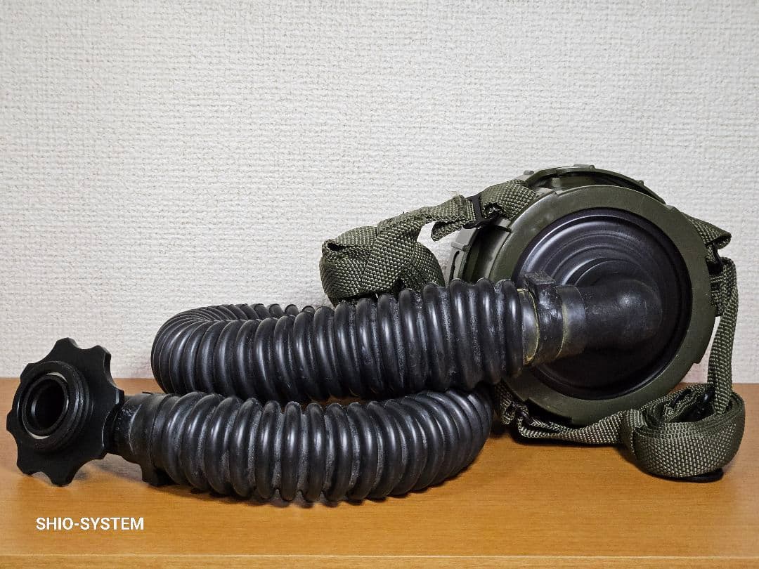 【未開封】M40A1ガスマスクフルセット + 戦闘車両仕外付けホース付