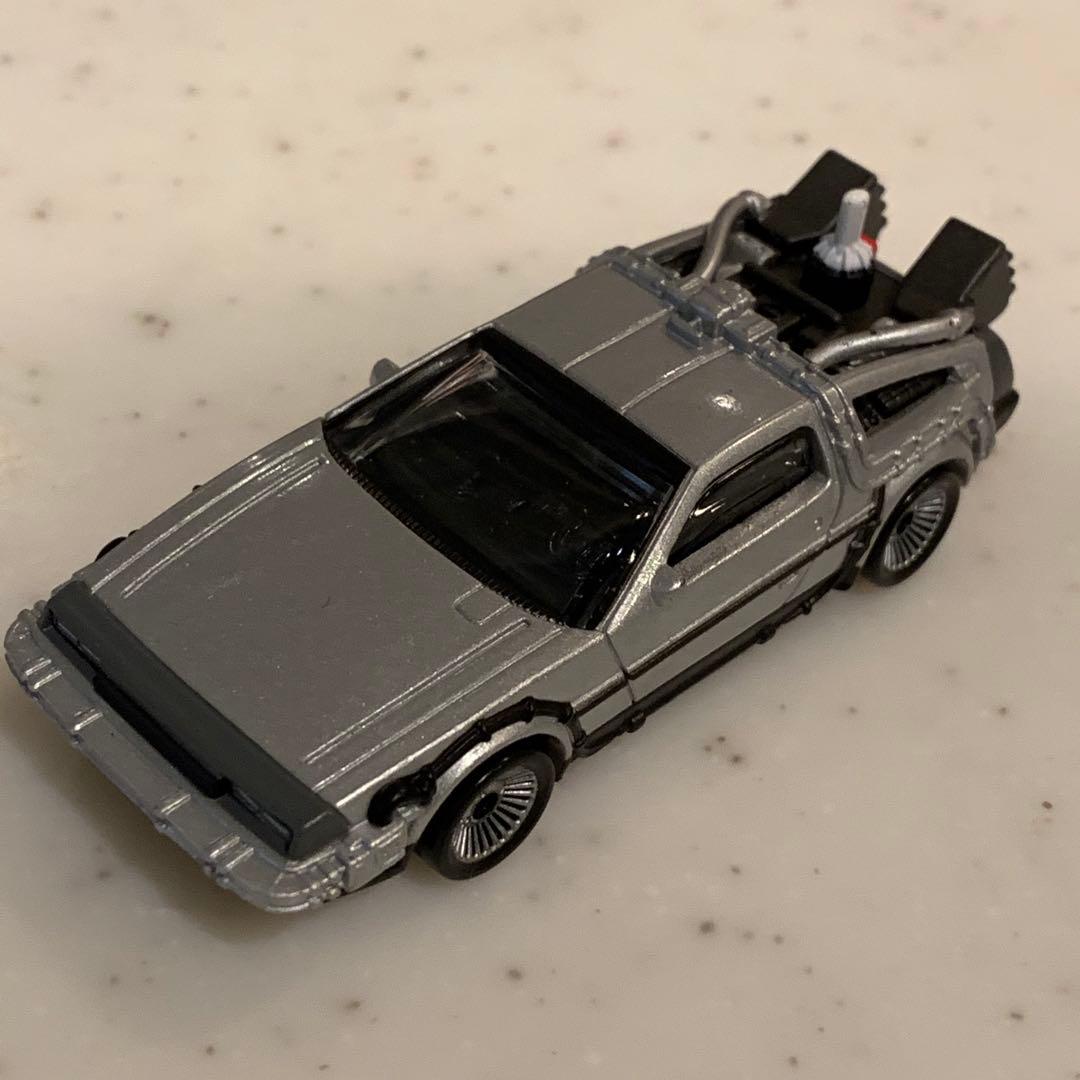 キャラウィール1/64デロリアン カスタムⅠ・Ⅱ・Ⅲ バックトゥザフューチャー