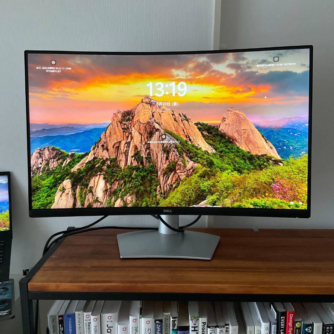 Dell S3221QS 31.5インチ 曲面4Kモニター ディスプレイ