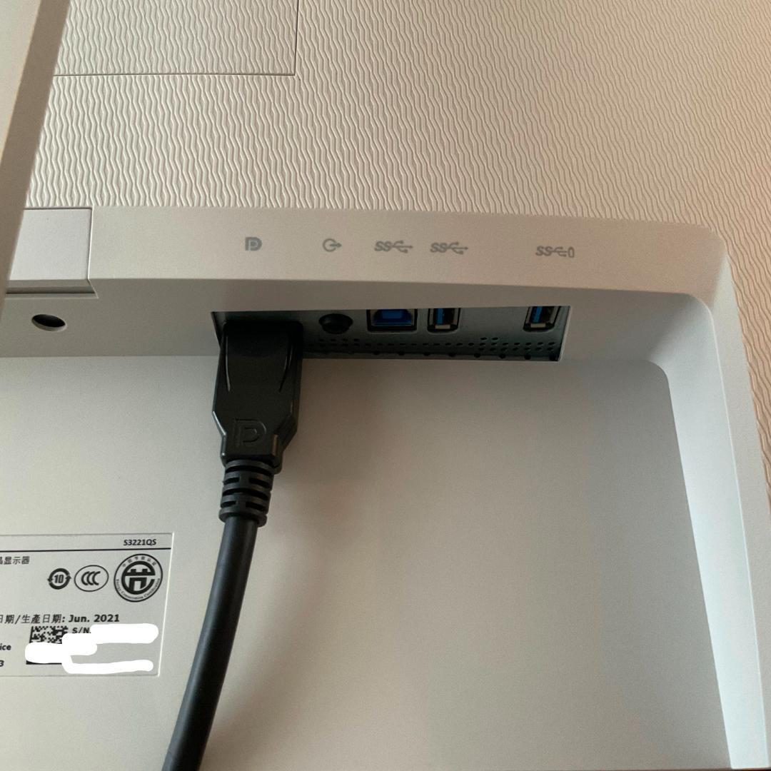 Dell S3221QS 31.5インチ 曲面4Kモニター ディスプレイ