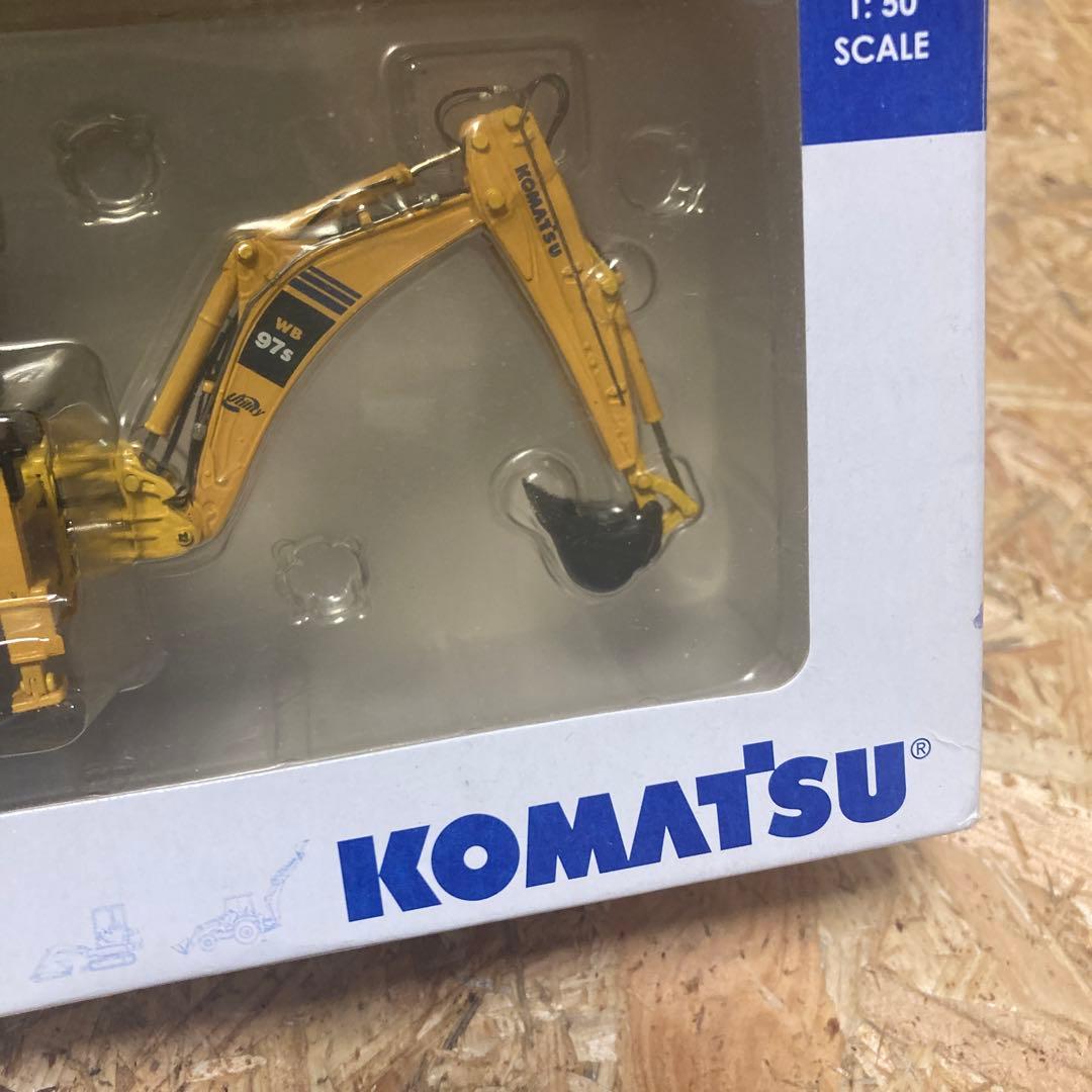 新品 コマツ 1/50 ホイールローダ E8015 WB97S KOMATSU