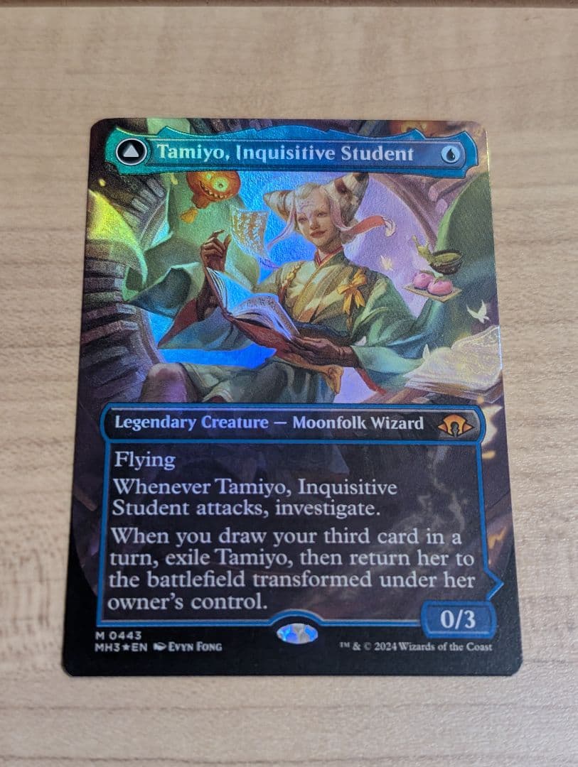 専用【知りたがりの学徒、タミヨウ】【ボーダーレス】【foil】【1枚】