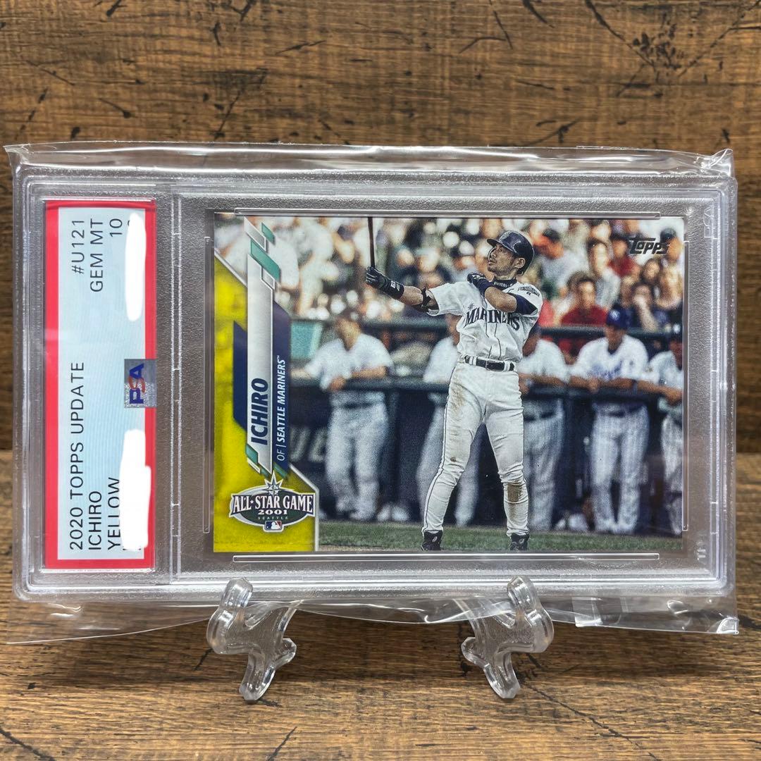 イチロー PSA10 2020 アップデート マリナーズ イエローパラレル