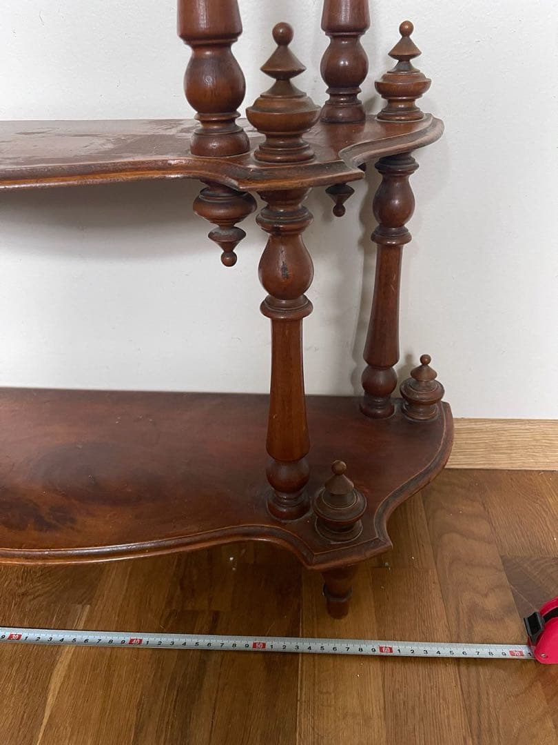 【か6】70 フランスアンティーク　ナポレオンシェルフ　棚