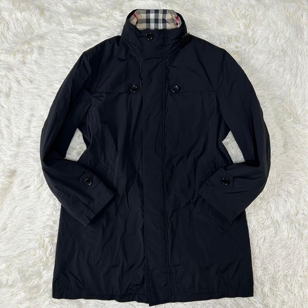 【極美品/L】バーバリーロンドン ダウンコート ダウンライナー メガノバチェック