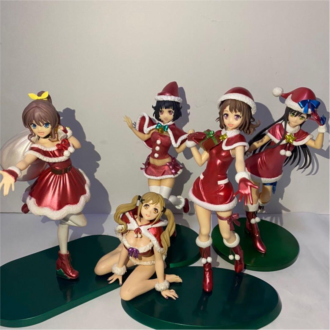 美少女フィギュア　サンタ5体セット！