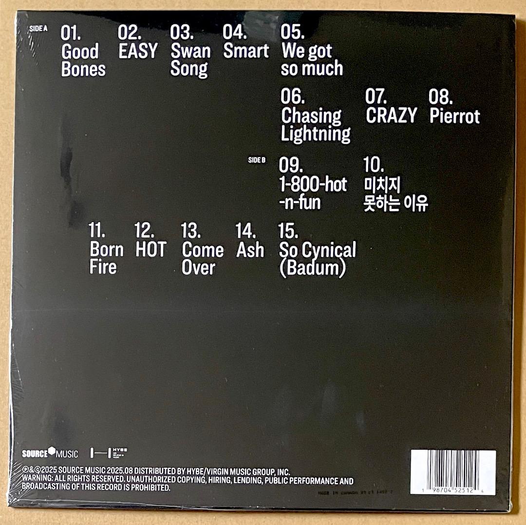 アナログ盤 LE SSERAFIM Easy Crazy Hot トレカ ルセラ