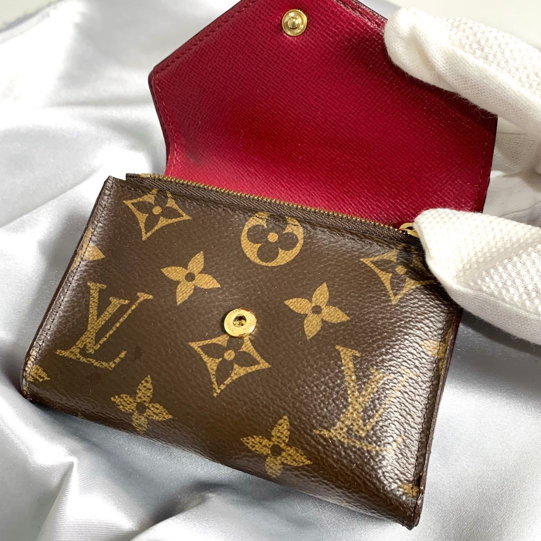 ルイヴィトン ポルトフォイユ・ヴィクトリーヌ モノグラム フューシャ