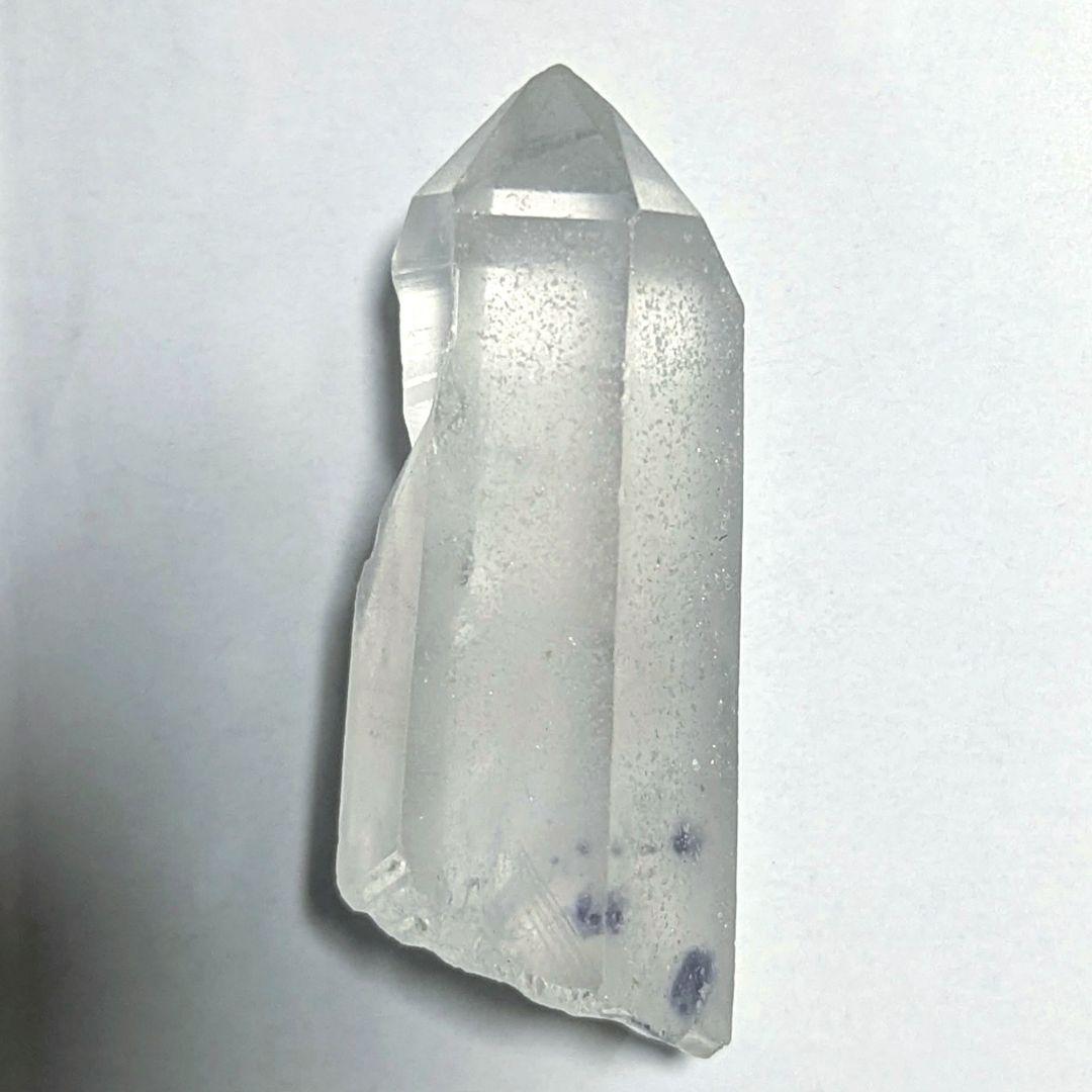 希少☆ブルーフローライト in クォーツ 原石 蛍石入り水晶