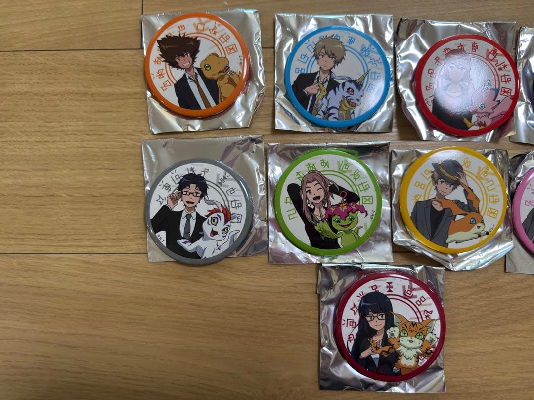 デジモンアドベンチャーtri. 缶バッジ 通常版 全9種 太一 ヤマト ヒカリ
