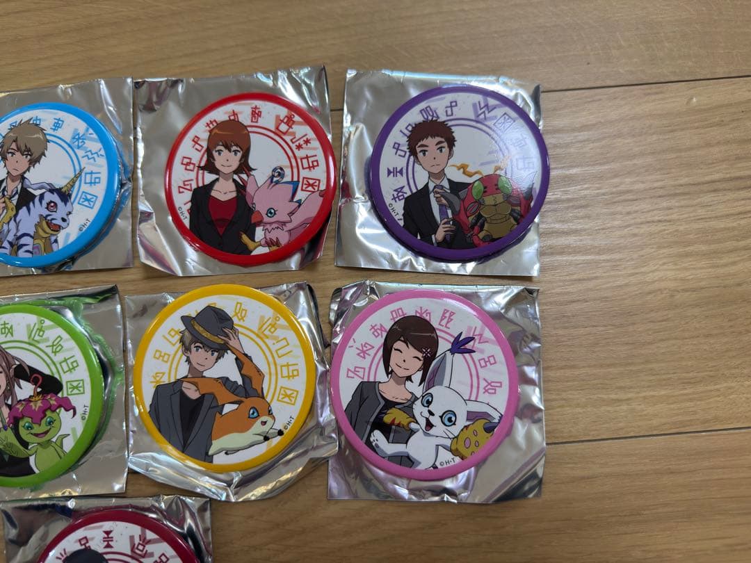 デジモンアドベンチャーtri. 缶バッジ 通常版 全9種 太一 ヤマト ヒカリ