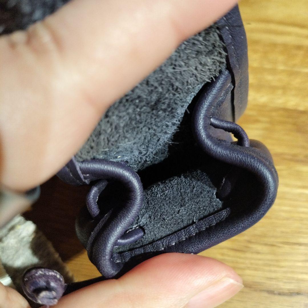 h*g様 COACH コーチ レザー ケース ダークパープル