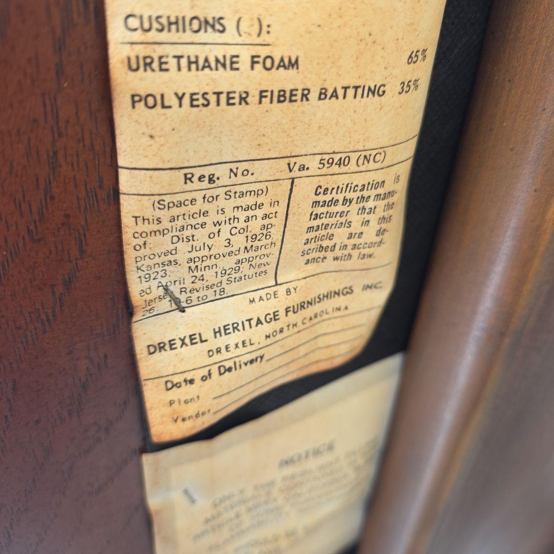 DREXEL HERITAGE USA製　ヴィンテージ家具　チェア　マホガニー