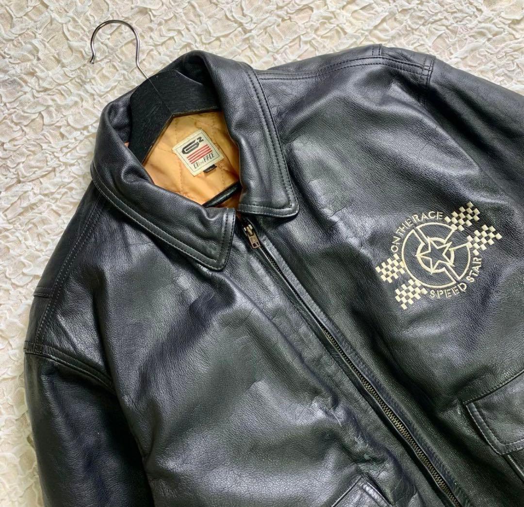 希少 KADOYA カドヤ G2 レザージャケット ライダースジャケット