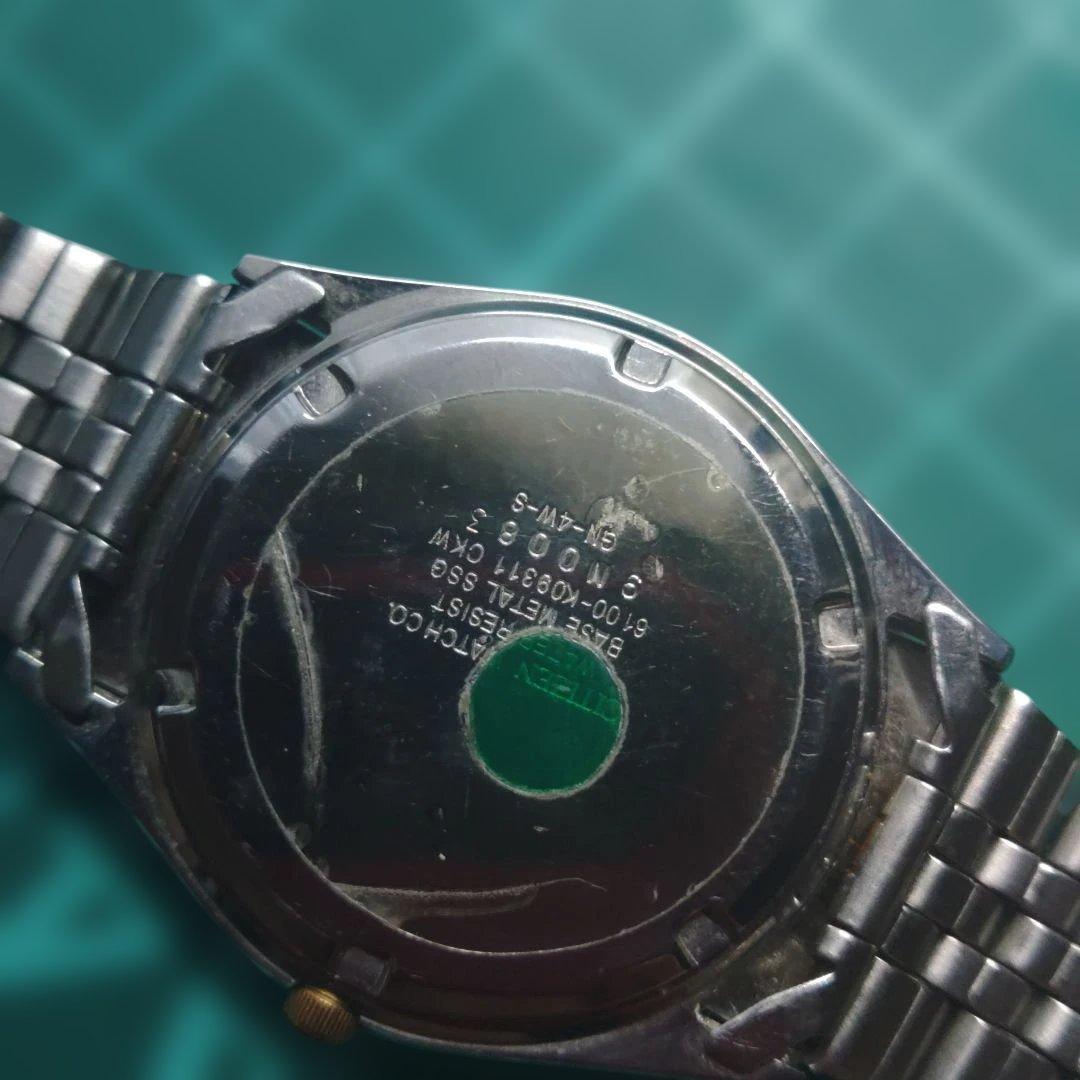 ミ*ー様 電池交換済シチズン アナログ腕時計 コンビ　フルーテッドベゼル