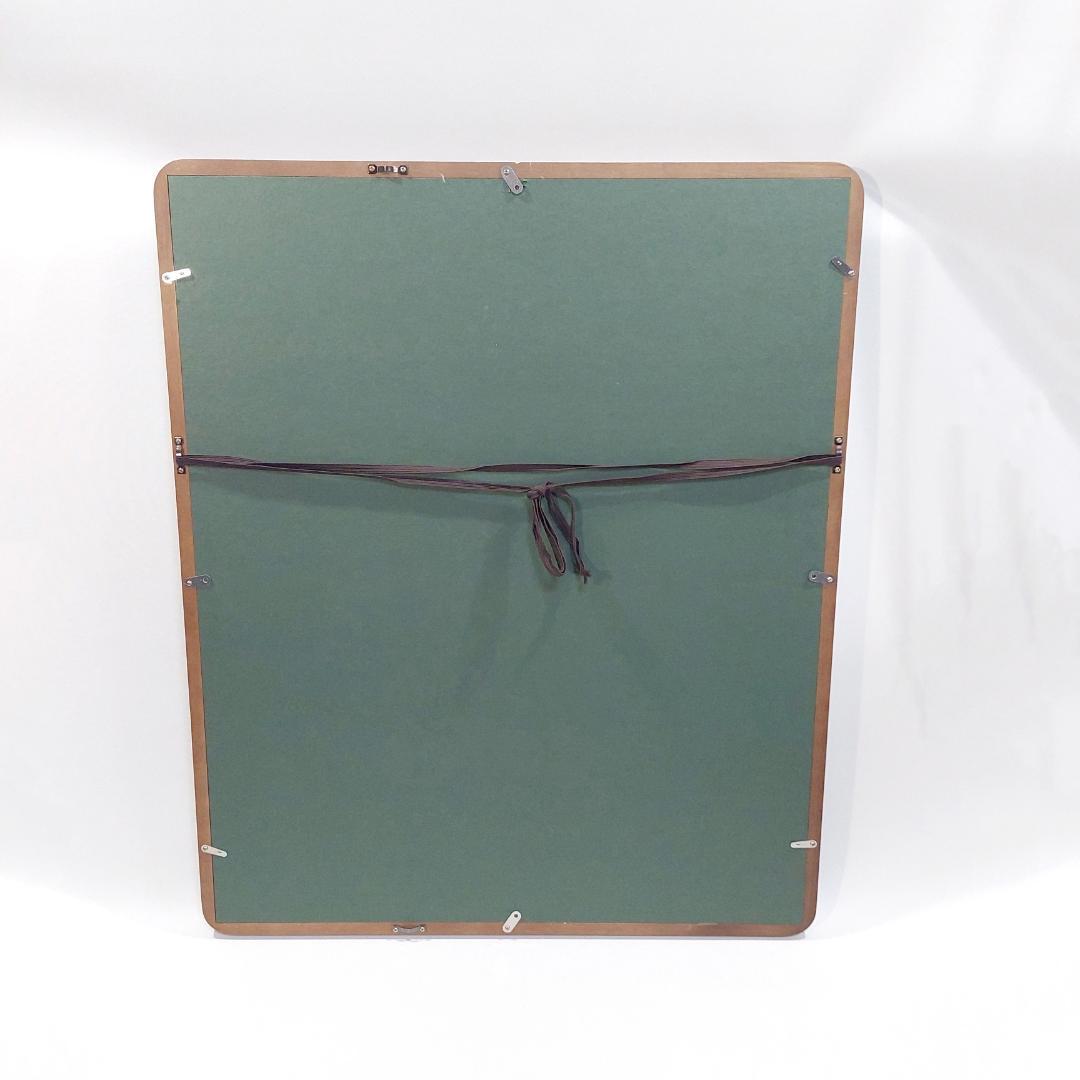 墨彩画? 水彩画? 水墨画?　落款有り 花 額付