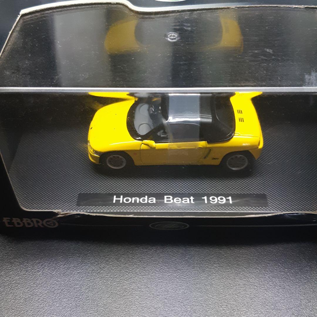 エブロ 1/43 ホンダ ビート 1991 イエロー絶版
