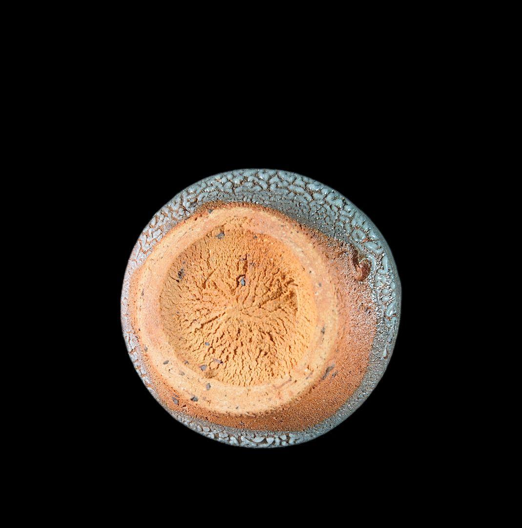 唐津焼 丸田宗彦 絵唐津ぐい呑 共箱、共布、栞あり #ぐい呑み #丸田宗彦