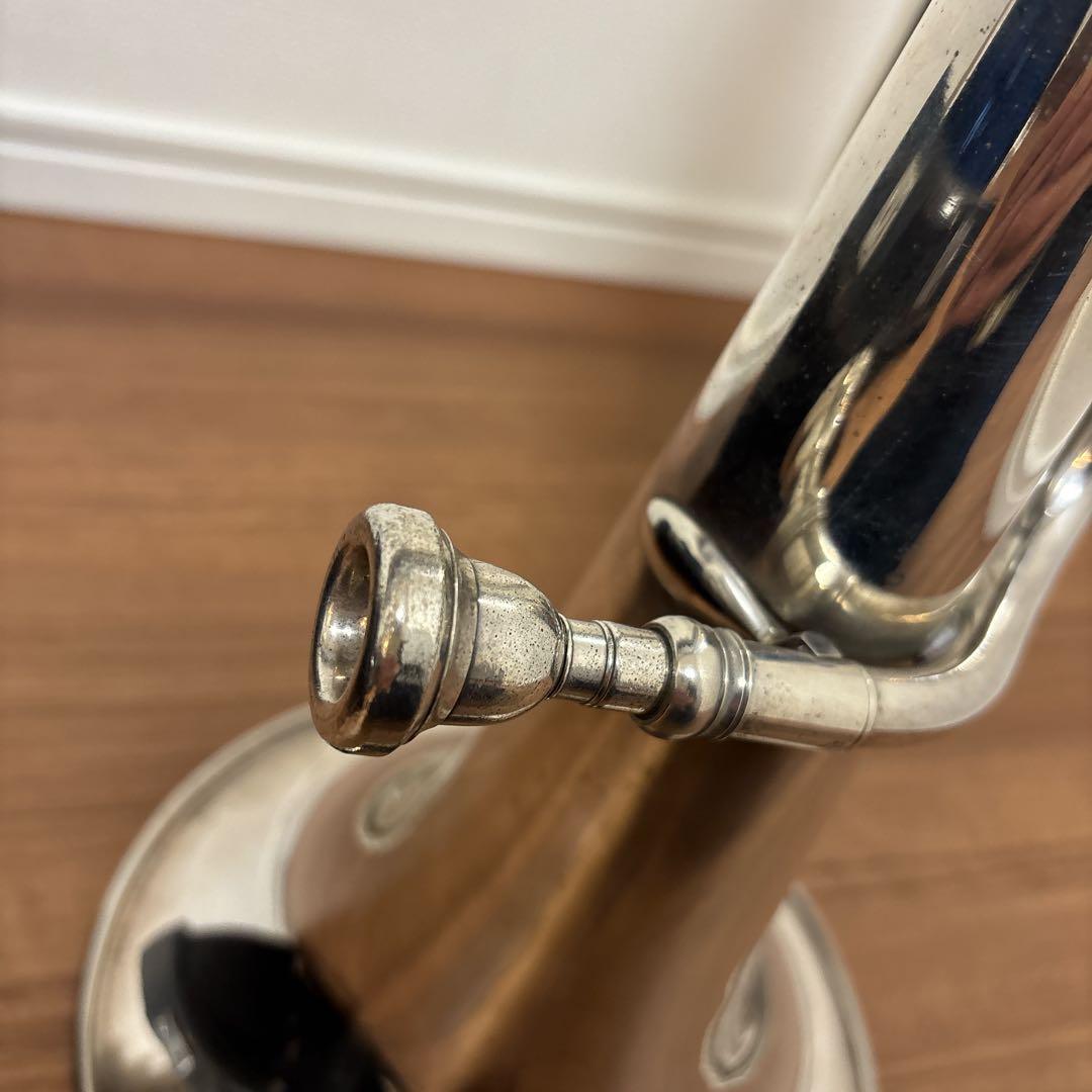 YAMAHAマウスピース テナーホーン 現状品 ケース付 吹奏楽 経年品