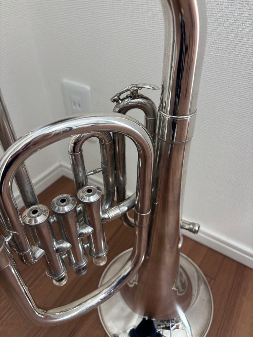 YAMAHAマウスピース テナーホーン 現状品 ケース付 吹奏楽 経年品