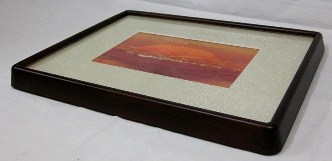 人間国宝　山内一生　和紙画「富嶽」M101