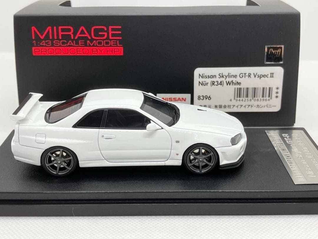 ★1/43★ニッサン スカイライン GT-R VスペックⅡ Nur★R34★日産