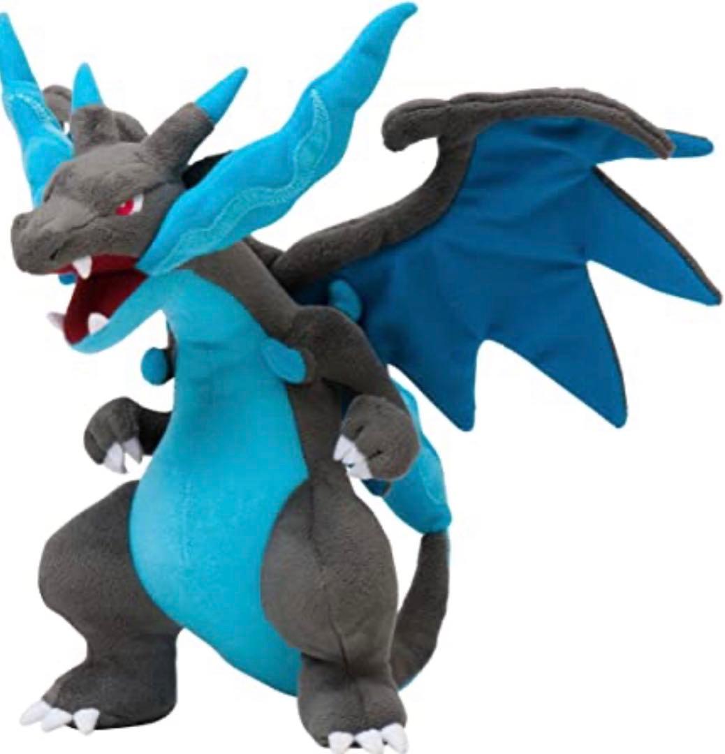 ポケモンセンター　1等　メガリザードンX タオルケット　ぬいぐるみ　モンコレ