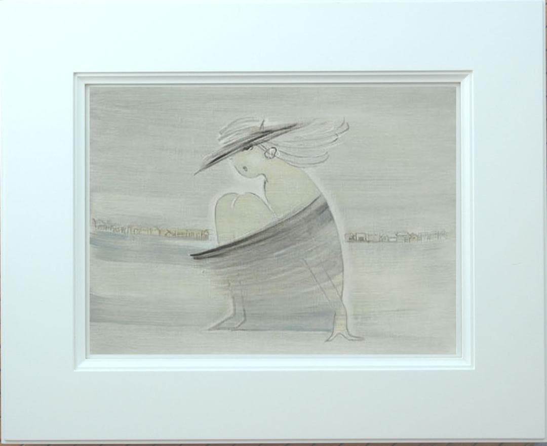 メルカリ 絵画　絵　額付き ( 黒 ) 油絵　F4-071912　愛しい女たち