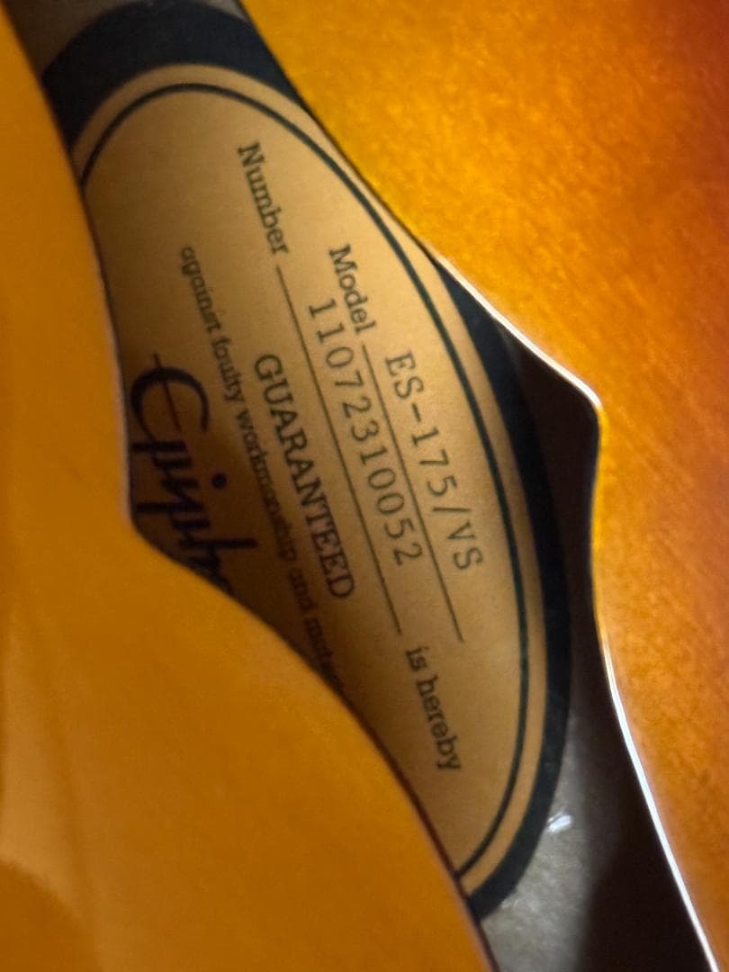 ギター EPIPHONE ES-175 2011S