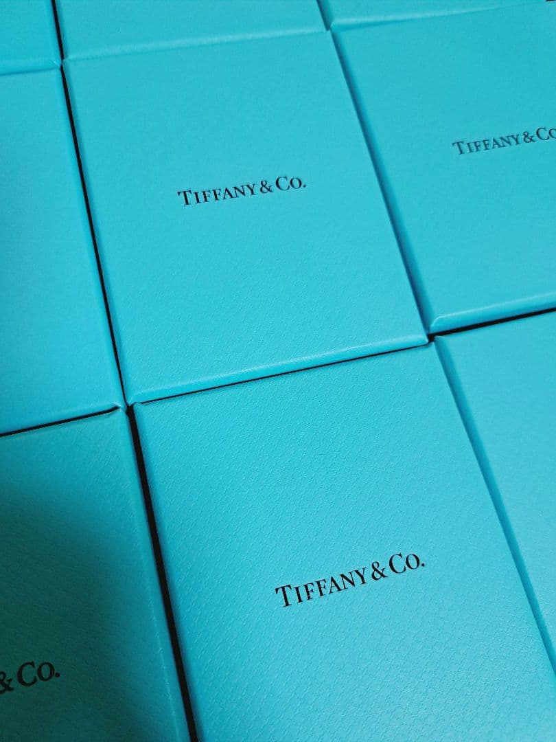ティファニー 空箱① 巾着 リボン カード ショップ 袋 12セット 国内現行品