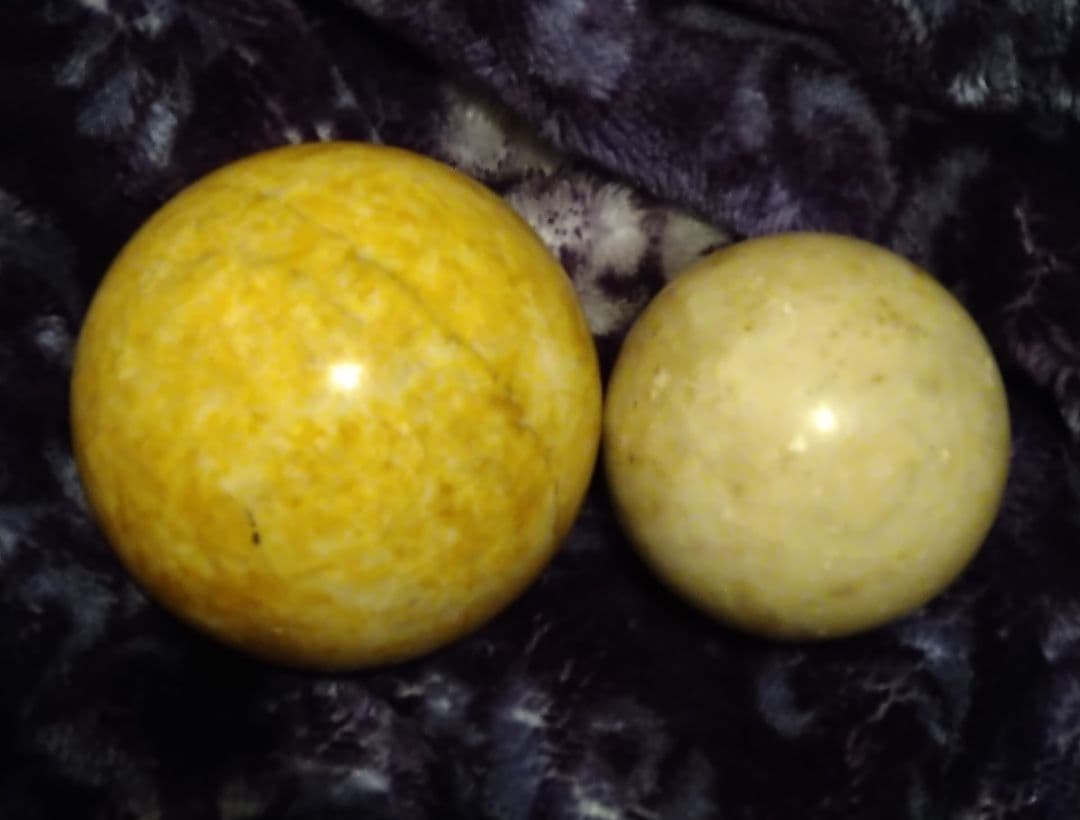 円周約25cm　パワーストーン　天然石　円形　ライトイェローストーン