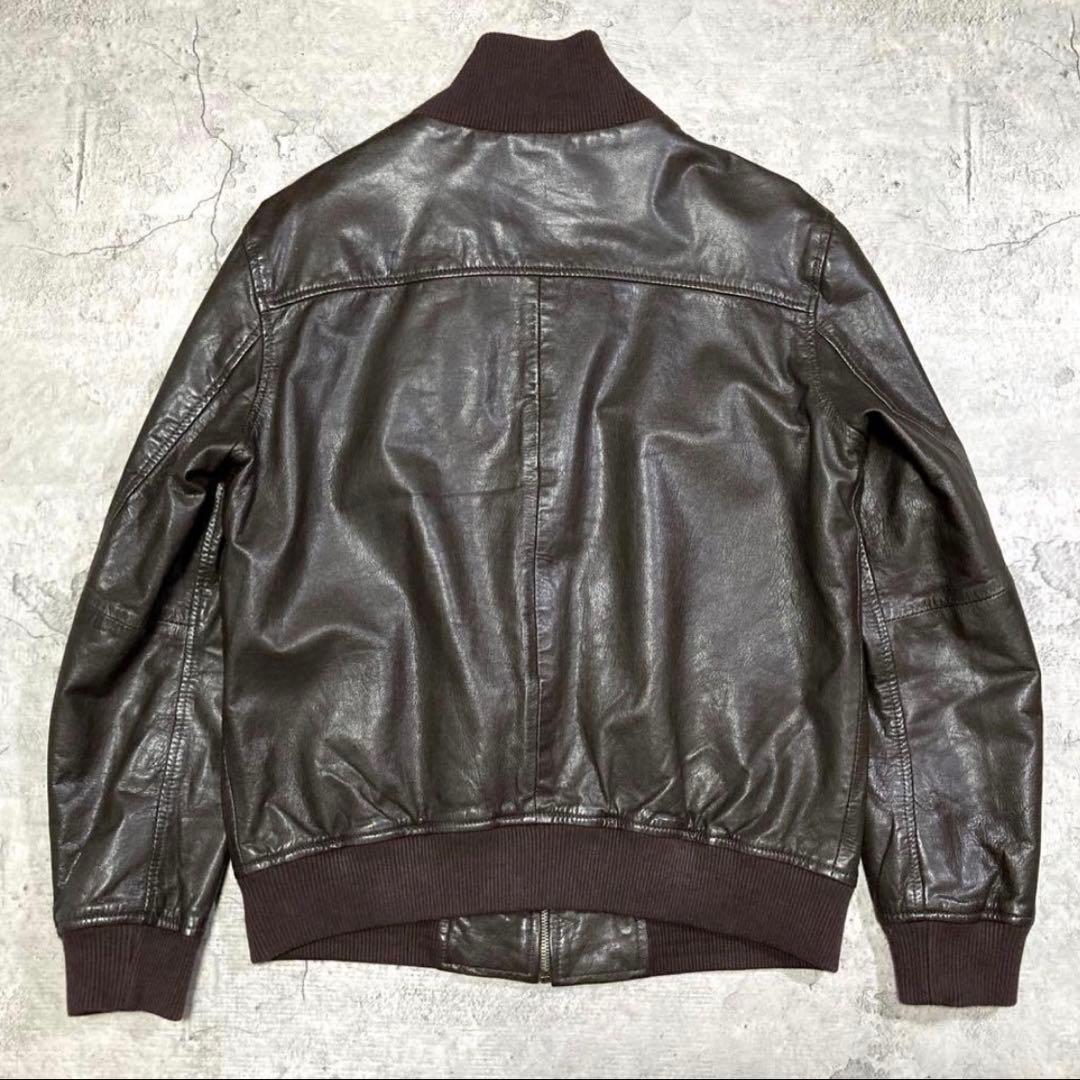 old GAP ラムレザーブルゾン