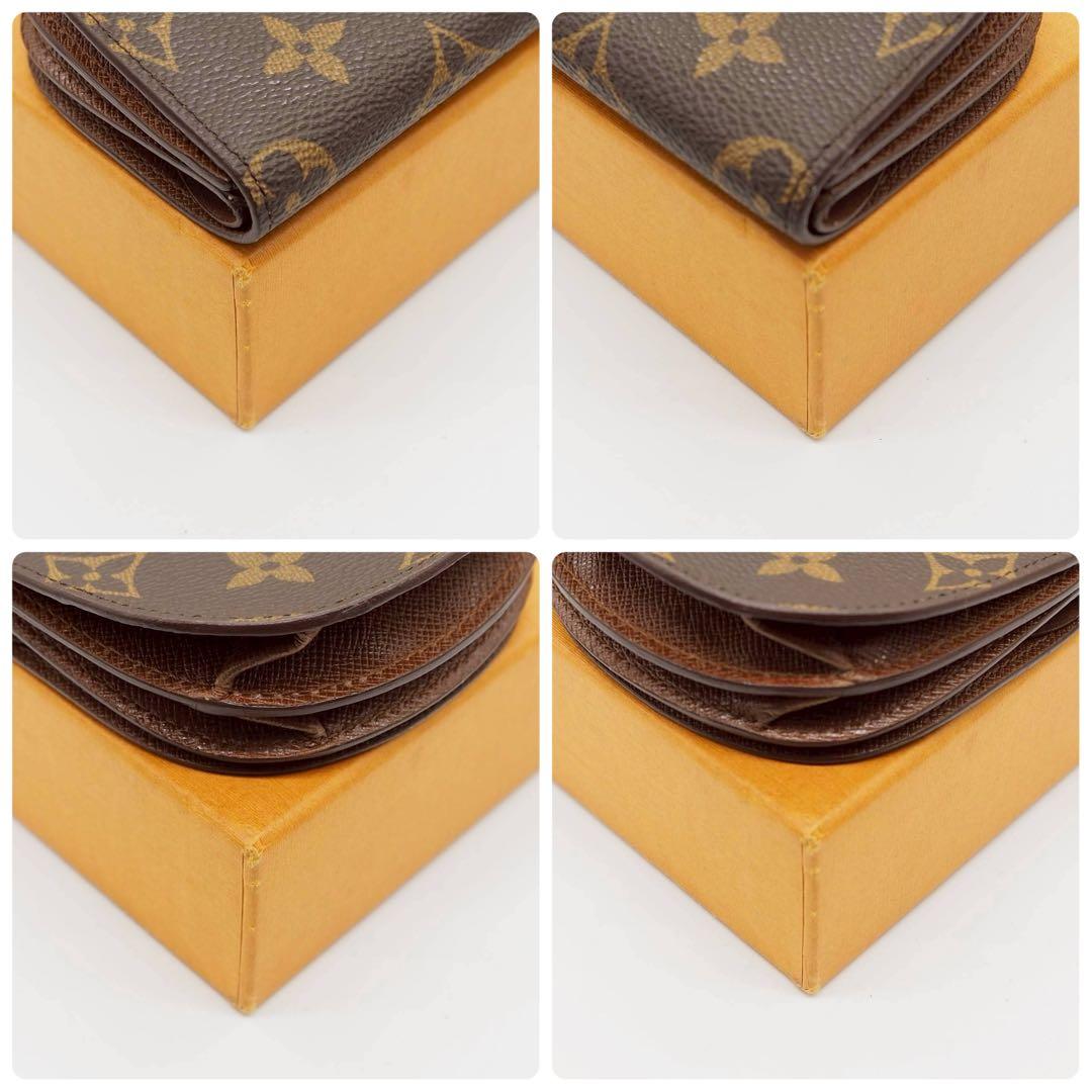 ルイヴィトン グゼ ケース 小銭入れ モノグラム コンパクト ブラウン